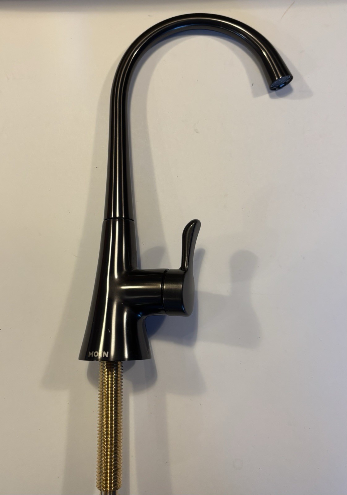 MOEN Sip Transitional Beverage Faucet Black Stainless S5520BLS gallery