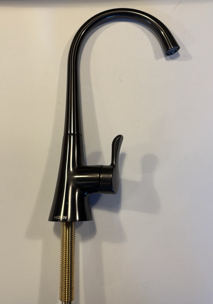 MOEN Sip Transitional Beverage Faucet Black Stainless S5520BLS