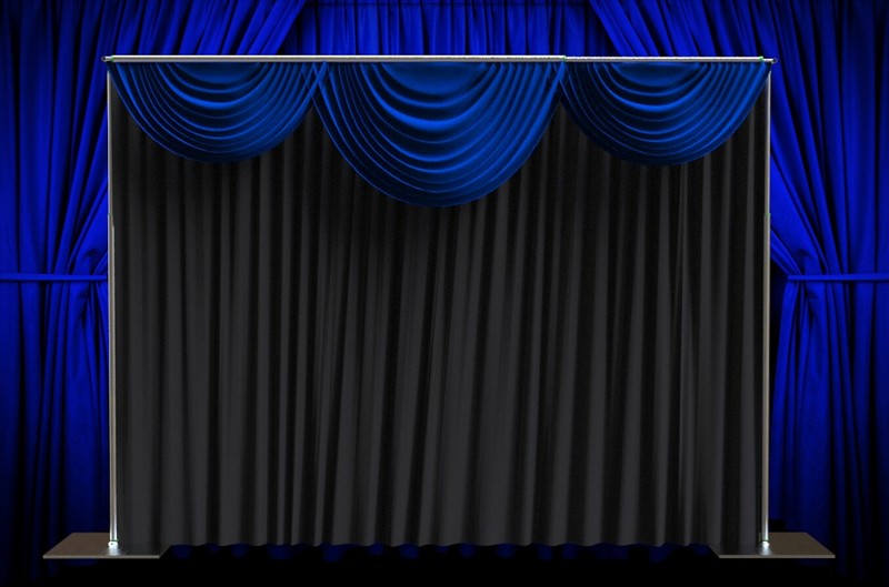 DOUBLE CROSS BAR ADJUSTABLE QUICK BACKDROP KIT 10 FT x 10 FT PIPE WITHOUT DRAPE gallery