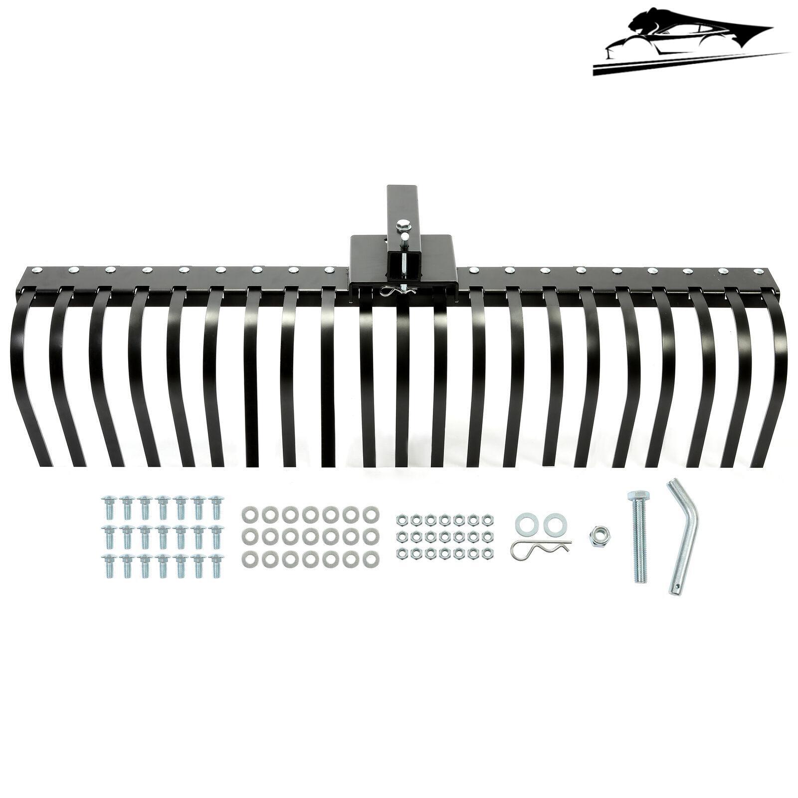 3 Point Landscape Rake 5' For ATV UTV SXS Compact Tractors 2" Hitch Receiver gallery