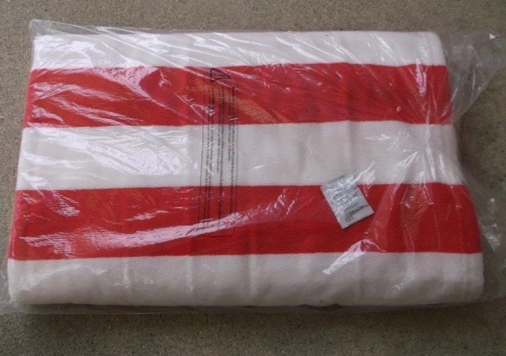 American Red Cross Beach Towel Oversized Brand New 40" x 70" gallery