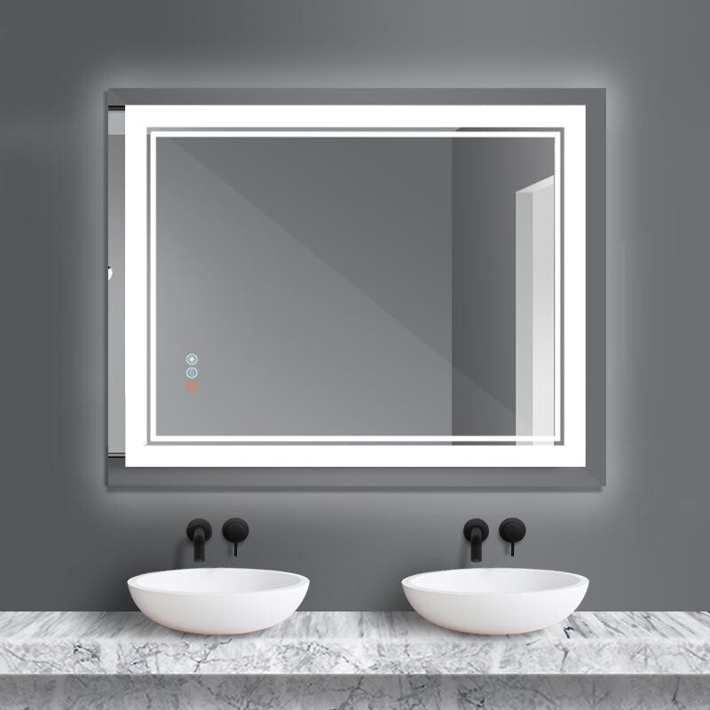 40x32 LED Vanity Mirror With Light,Bathroom Vanity Led Mirror, Antifog 3 Color gallery