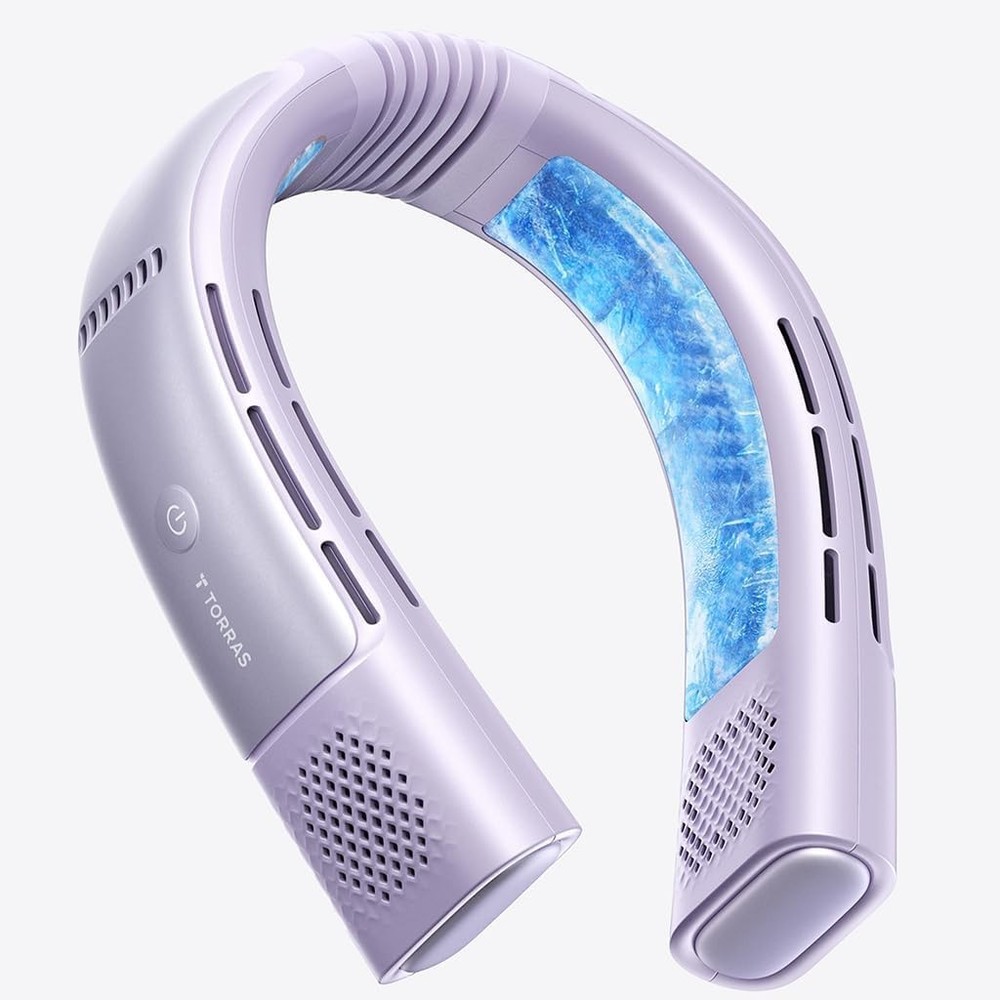 TORRAS Coolify 2S PRO Neck Cooler & Neck Fan - Purple | #1 Ice-feel cooling n...