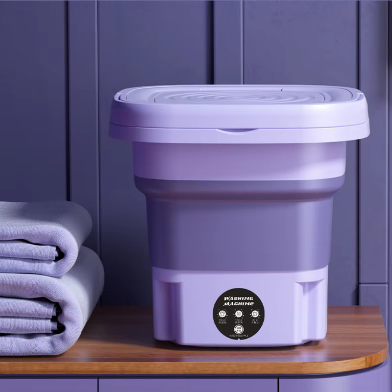 Portable Washing Machine Mini Washer Foldable Washer and Spin Dryer Small Travel gallery