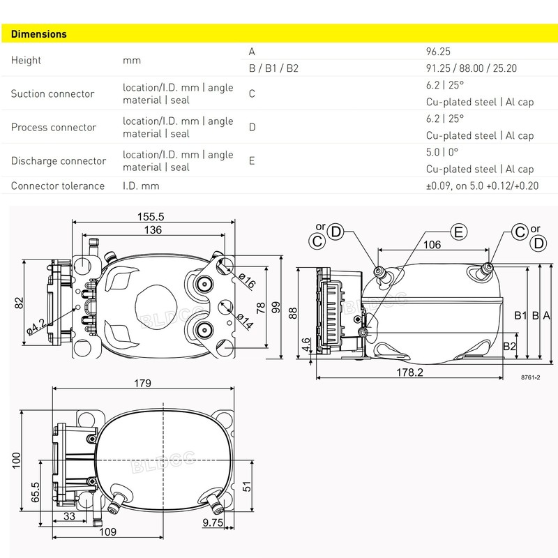 BD1.4F R134a Secop Micro Compressor W/ DC 12V/24V 101N2040 Electronic Controller gallery