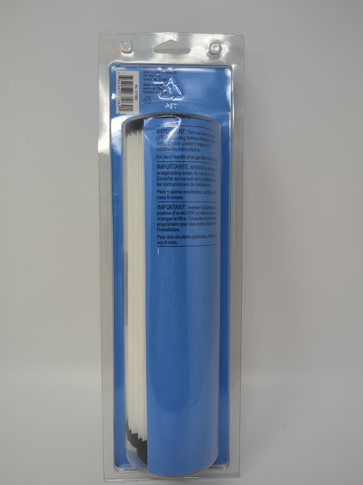 DVC Microlined Hepa Filter for Hoover Dirt Cup Twin Chamber Upright Vacuum gallery