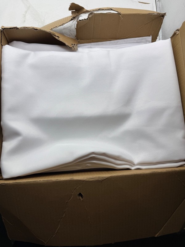 9-Pack White Tablecloths for Rectangle Tables, 60 x 102 Inches, gallery