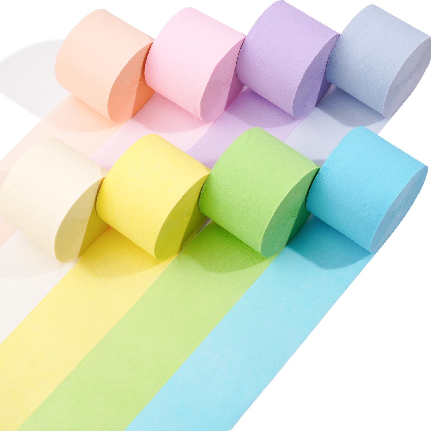 Captain Decor 8 Pastel Streamers, 656ft Pack of Pastel Birthday Decorations, ... gallery