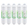 5 Pack Inline Post Carbon Water Filter 1/4" Quick Connector Fridge Ice-maker gallery