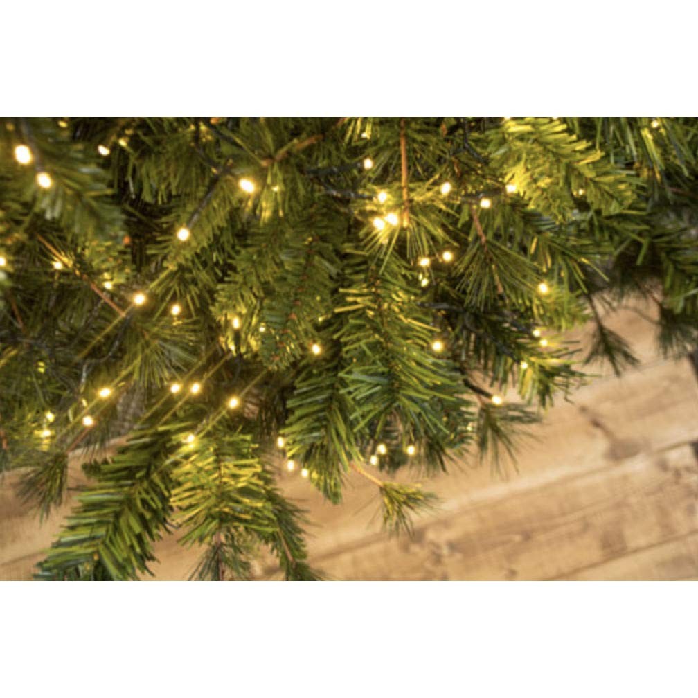 768 LED Warm White Christmas Cluster Lights Set, Green Wire 23 Ft gallery