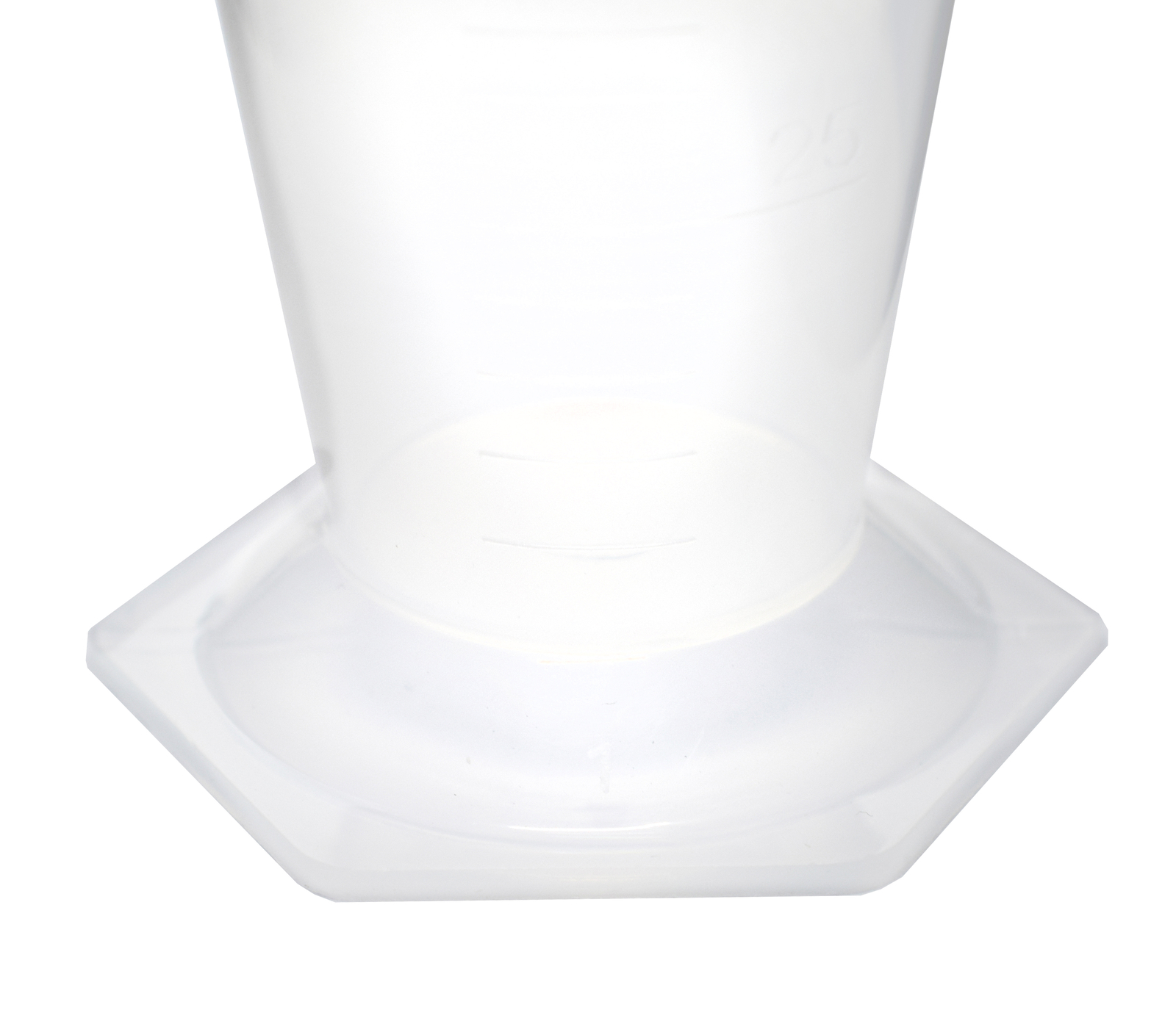 Conical Measure, 125ml - Polypropylene Plastic, Translucent - Eisco Labs gallery