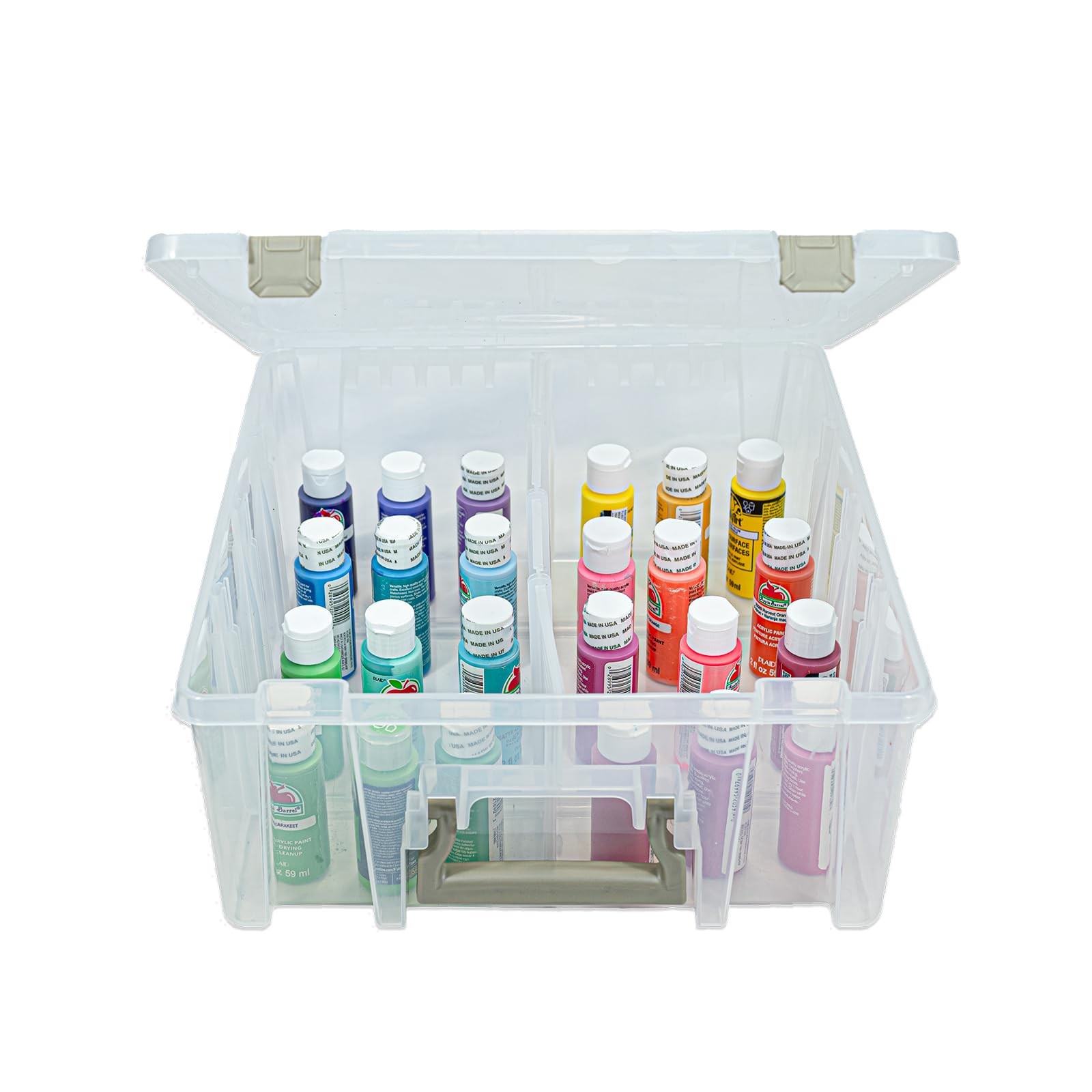 6990SO Super Satchel Double Deep Compartment Box - Art Storage with 8 Removable gallery