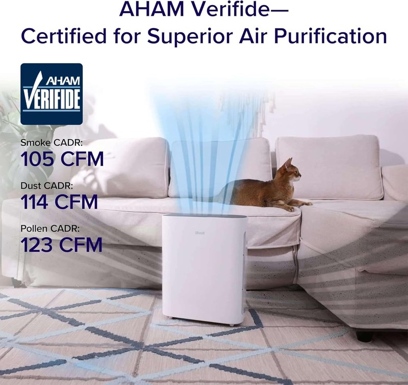LEVOIT Air Purifier for Home,Quiet with Washable Pre-Filter Vital100-White gallery