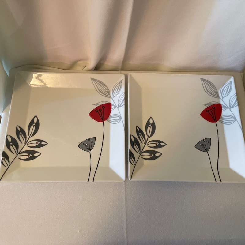The Celler Whiteware by Macy’s, STEMS , Set if 2 Dinner Plates 10.5" gallery