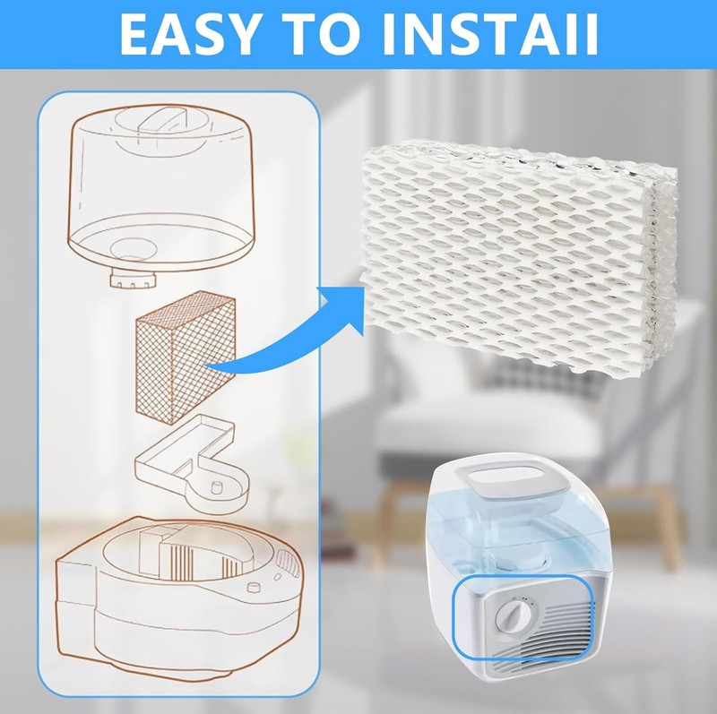 4~12 Pack EFP WF813 for Equate Cool Mist Humidifier Filter EQ-2119-UL EQWF813 gallery