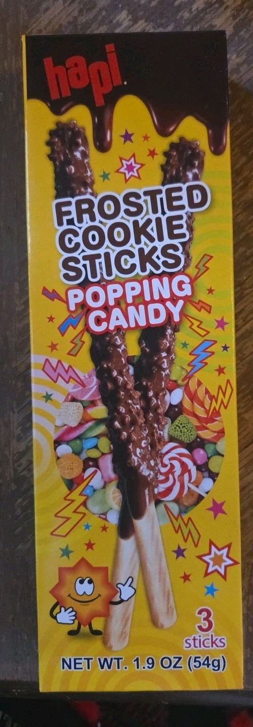 Hapi Frosted Cookie Sticks - Popping Candy 54g - 4 Packages Total gallery