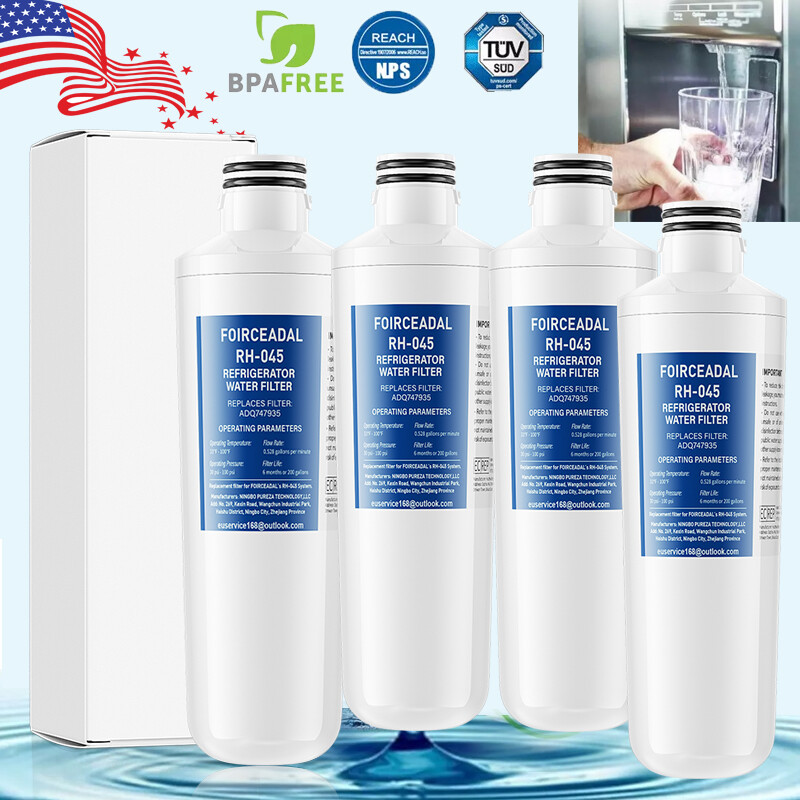 4 PACK Refresh Refrigerator Ice Water Filter for LG LT1000P ADQ747935 new White gallery