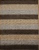 All-Over Striped Gabbeh Style Area Rug 8x10 Ft Handmade Contemporary Wool Carpet gallery