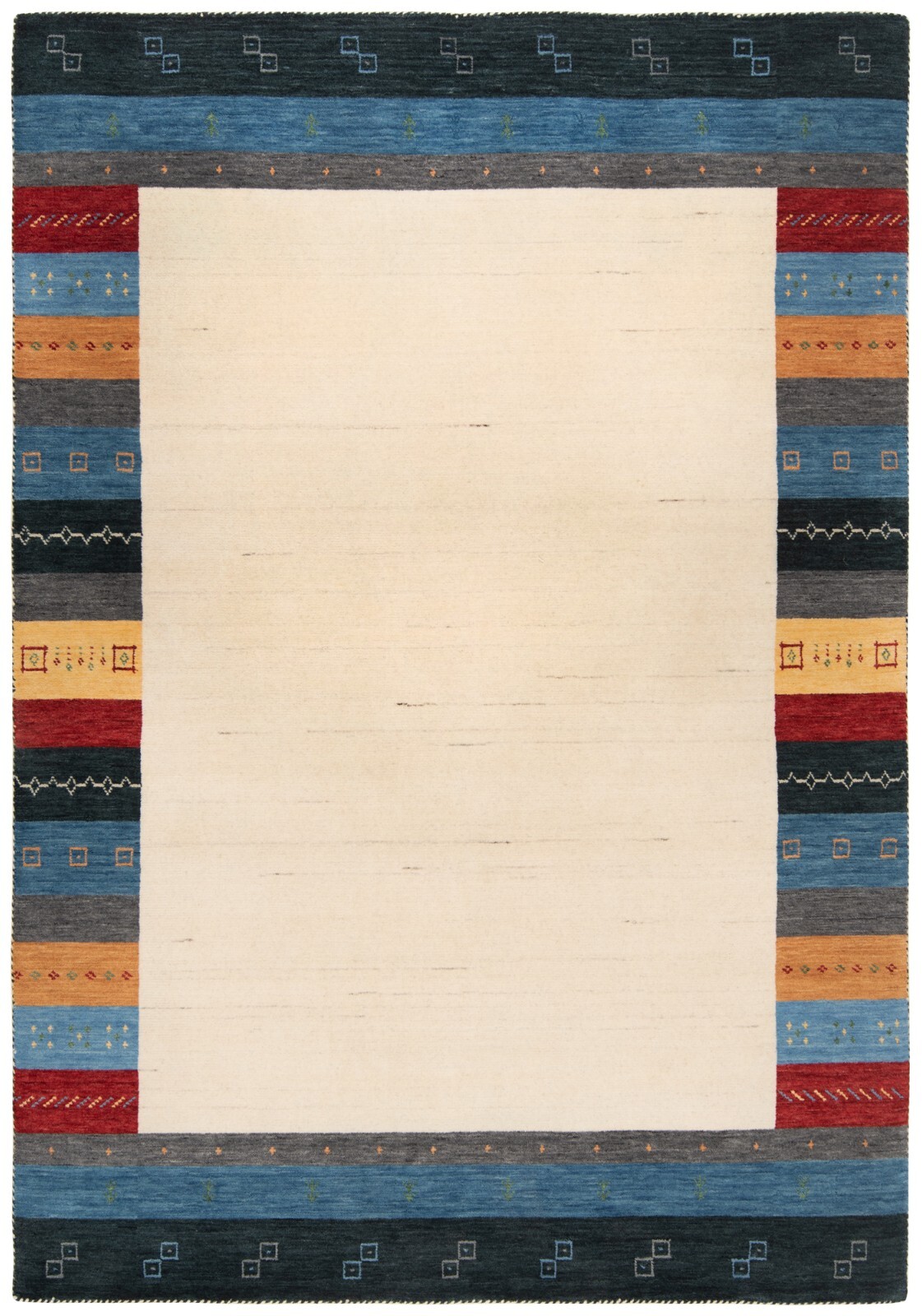 Handloom Handwoven Oriental Rug 94 1/2x66 7/8in-Modern, Wool, Carpet, Rug, gallery