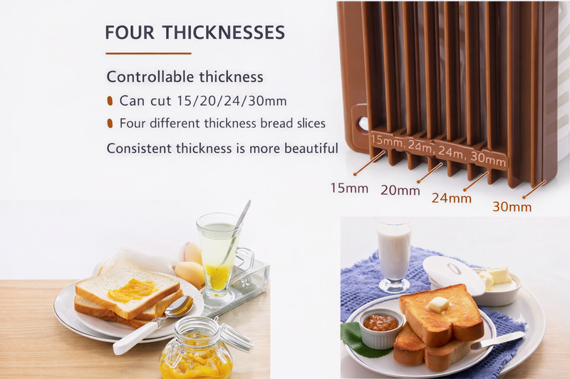 Foldable Compact Bread Slicing Guide - Bake Slicer Cutter for Homemade Bread gallery