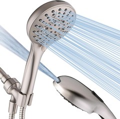 High Pressure 9 Spray Settings Handheld Shower Head & 69” Hose PSS9901-02