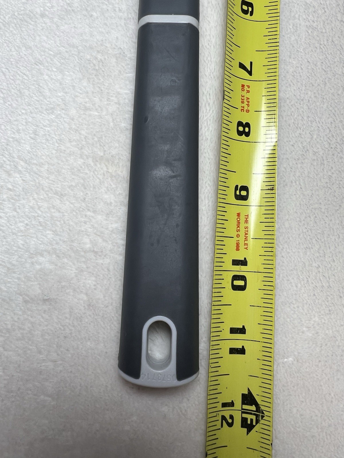 Calphalon Gray Plastic Spatula Cooking Utensil Solid Handle Single Item 0570417 gallery
