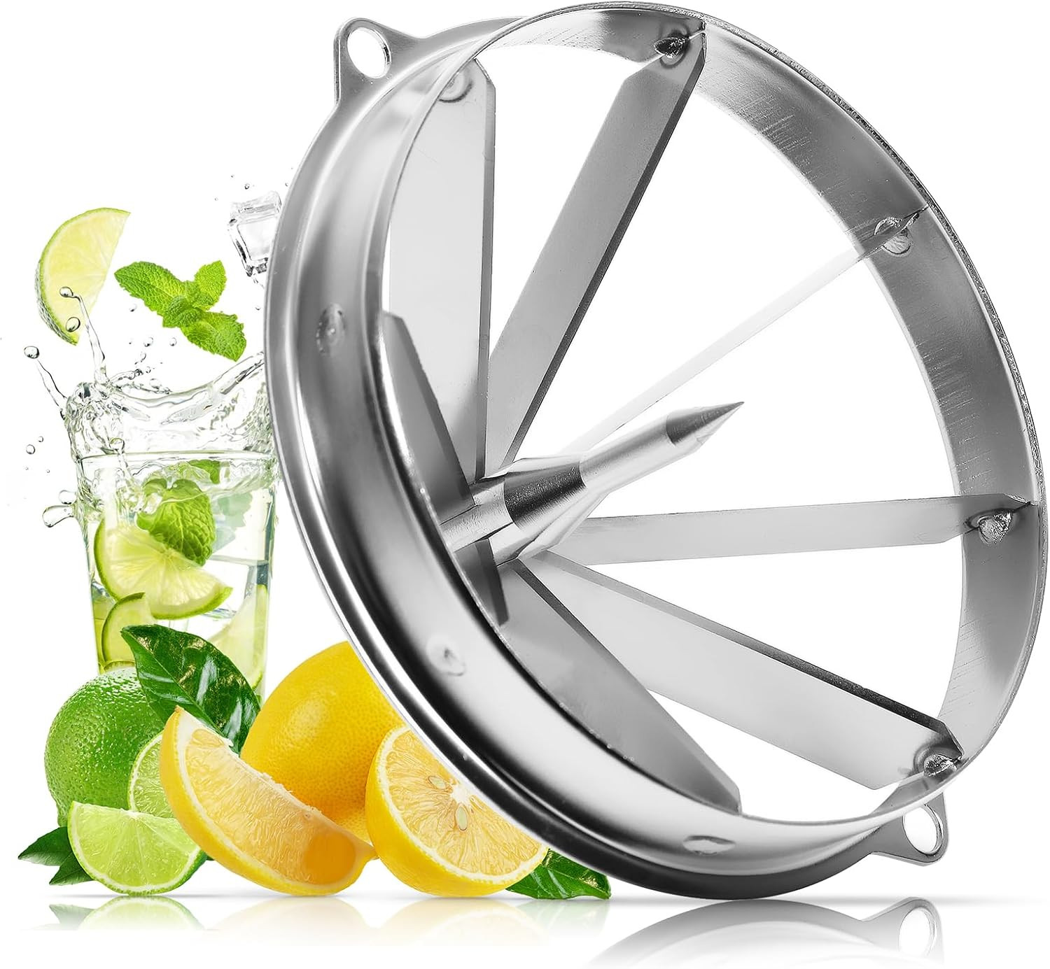 8 Section Blade for Commercial Easy Wedger Lemon Cutter Blade Stainless Steel Fr gallery