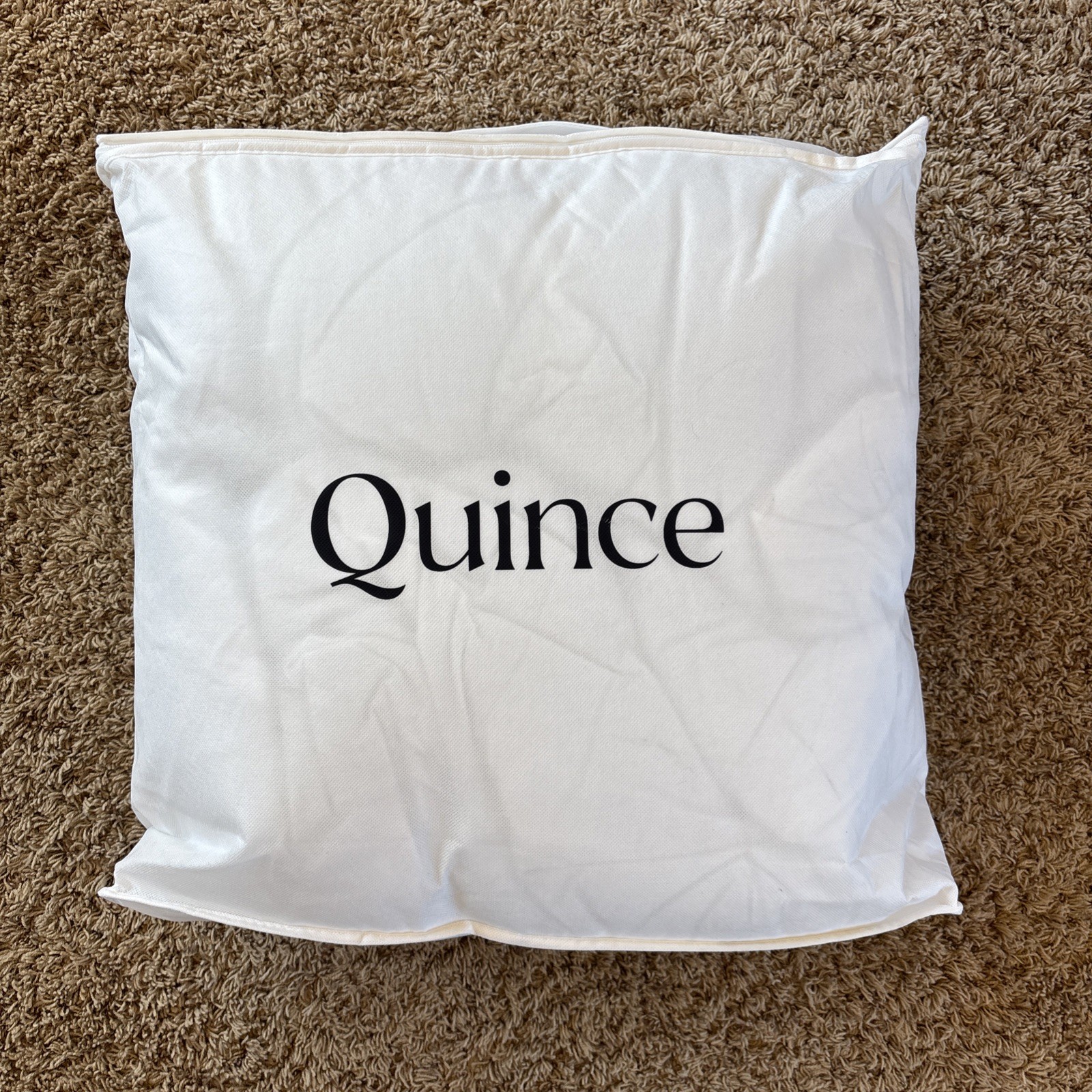 NWOT Quince Prem. Down Alternative Comforter Full/Queen Lightweight White Insert gallery