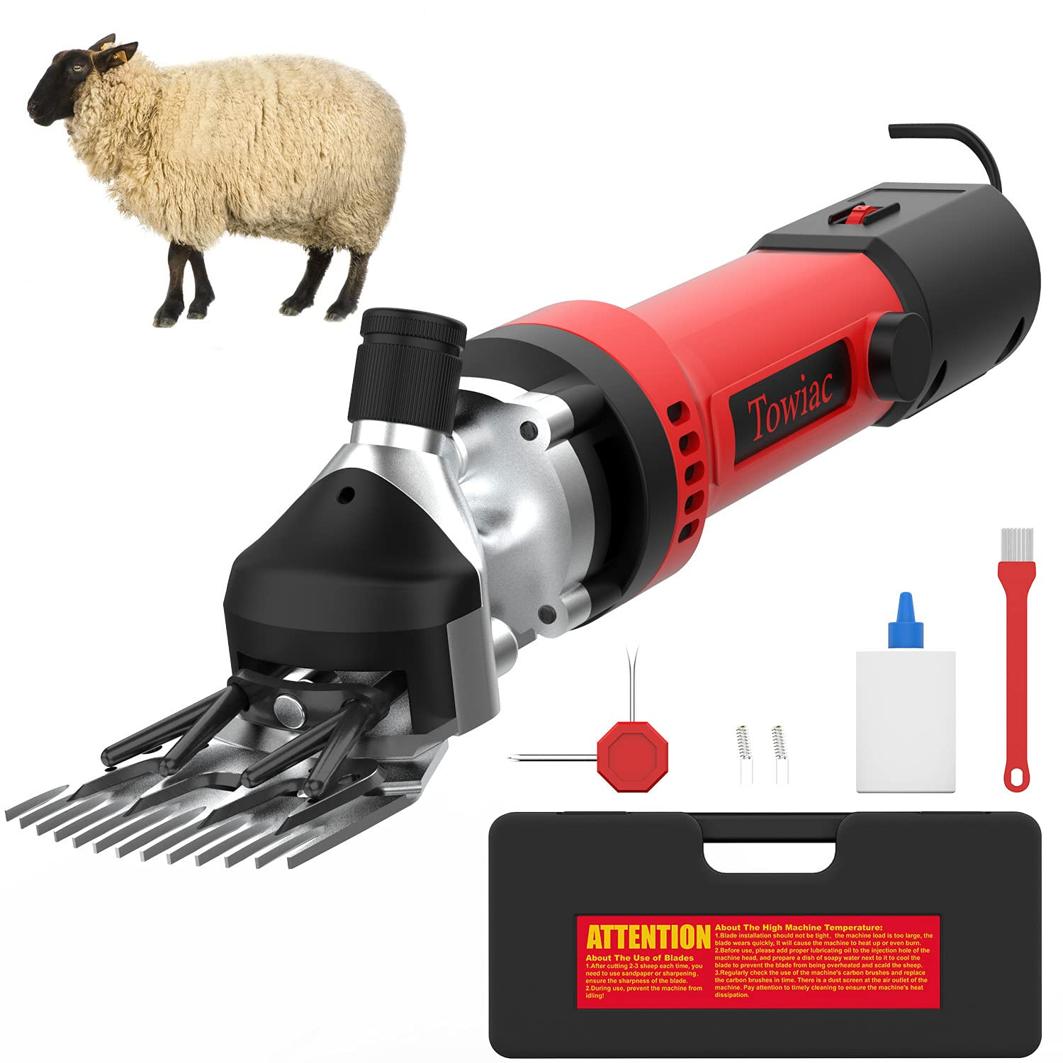 550W Professional Electric Sheep Clipper, 6 Speeds Heavy Duty Dog Shears for Thi gallery