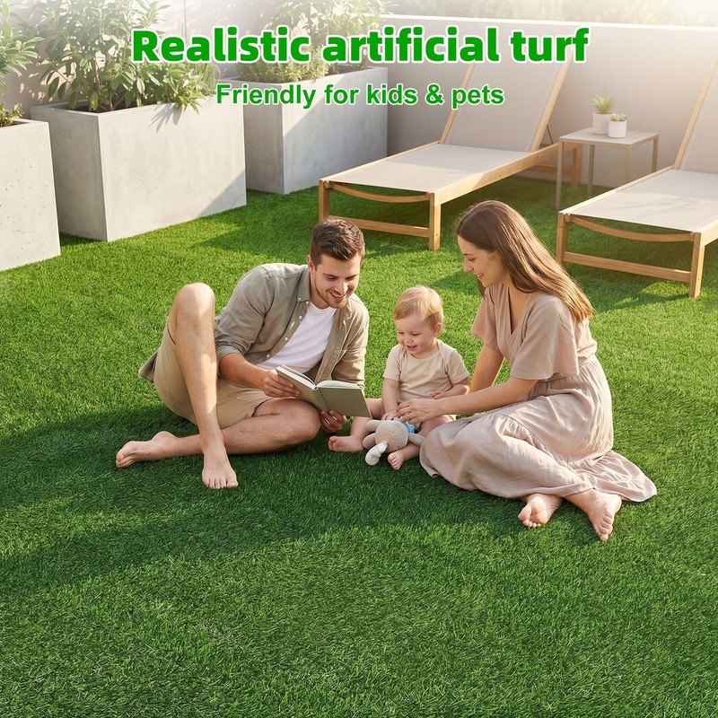Artificial Grass Mat Synthetic Landscape Fake Lawn Pet Dog Turf Garden gallery