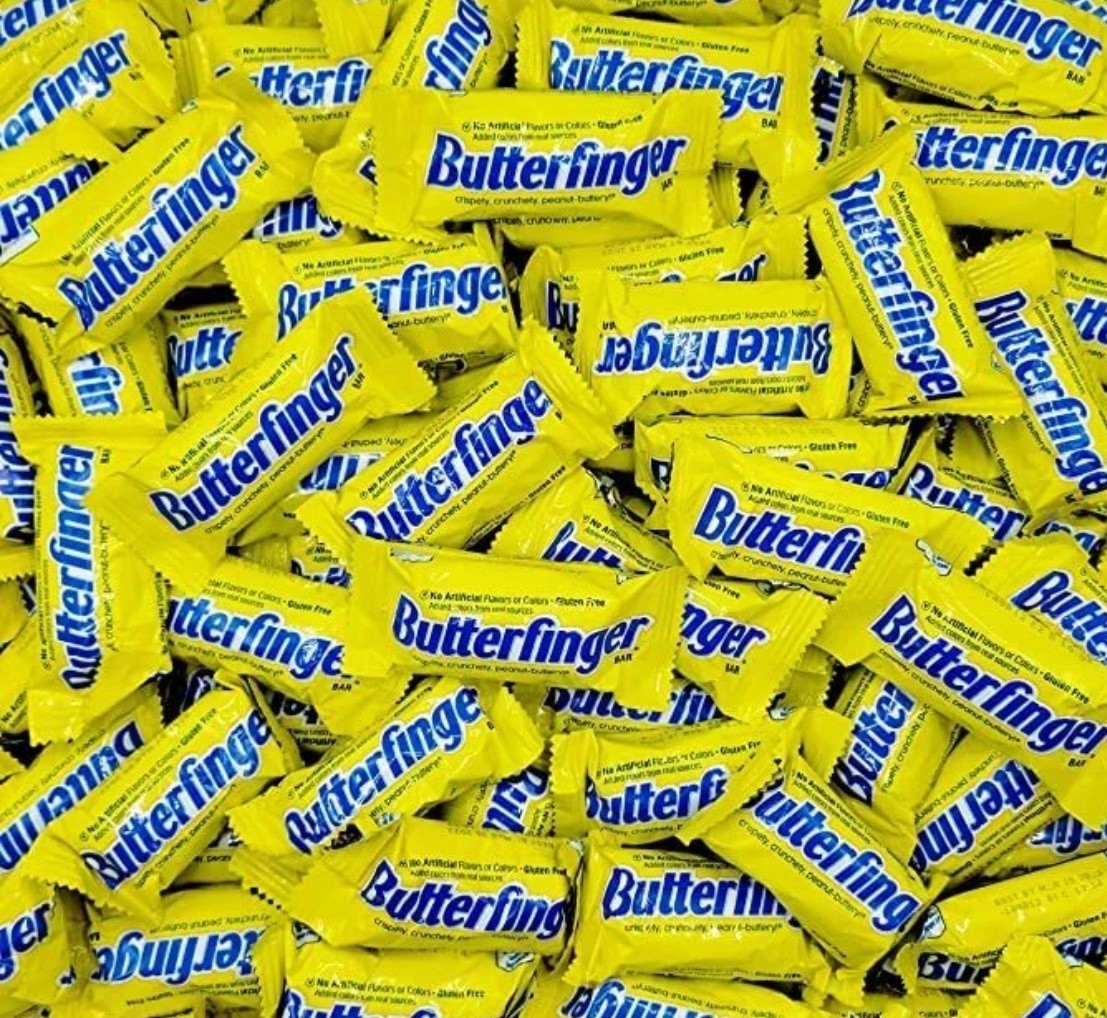 BUTTER FINGER FUN SIZE, Individually Wrapped 2 POUNDS - VALUE BULK PRICE NOW! FS gallery