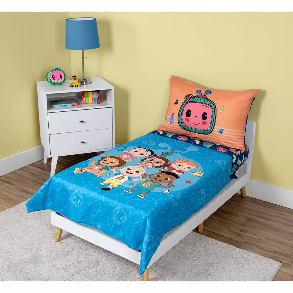 CoComelon Kids' 4 pc Toddler Bed Set gallery