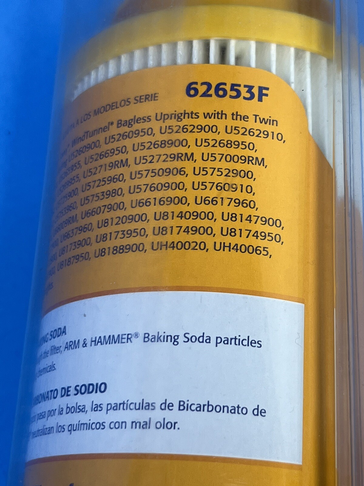 Arm & Hammer Hepa Filter Hoover Twin Chamber & 201 62653F New gallery