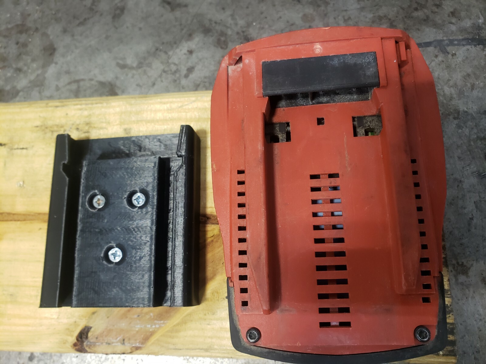 **2 Pack** Hilti B18 B22 18V 22V Locking Battery Holder Mount gallery