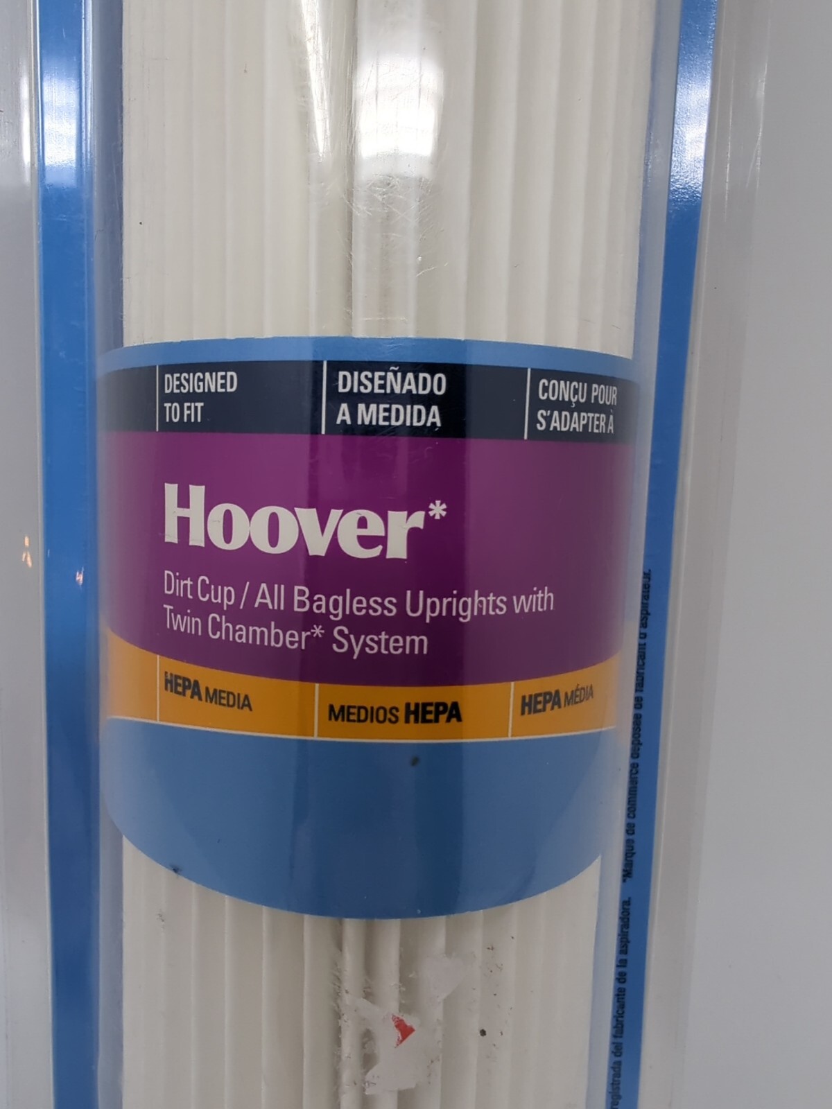 DVC Microlined Hepa Filter for Hoover Dirt Cup Twin Chamber Upright Vacuum gallery