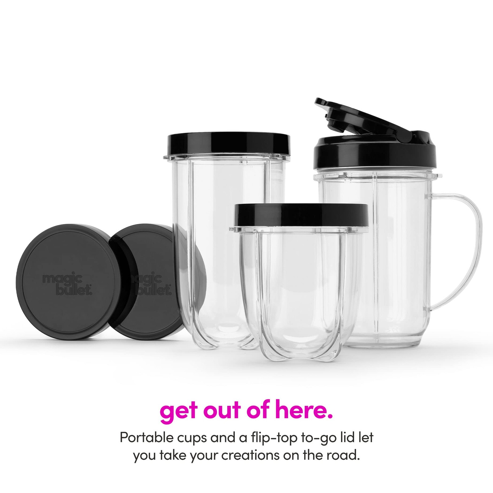 Blender Magic Bullet 11 Piece Set Small Black MBR-1101AK smoothie powerful gallery