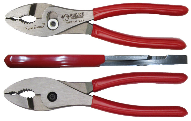 Wilde Tool 8” Combination Slip Joint Pliers Flush Fastener Made in USA G263FP gallery