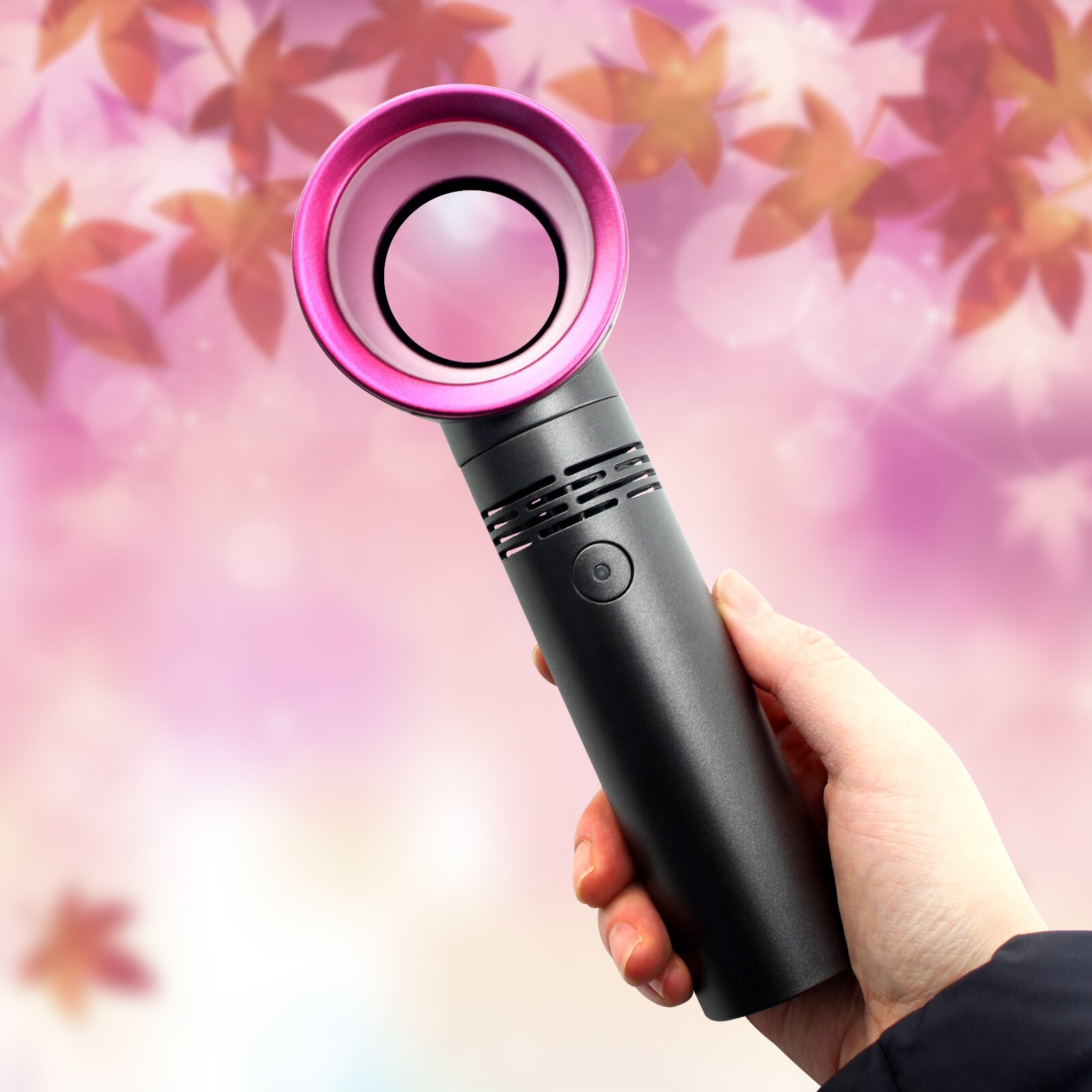 Portable Bladeless Fan, USB Rechargeable, 3 Speeds, Up to 10H, Hiking&Camping gallery