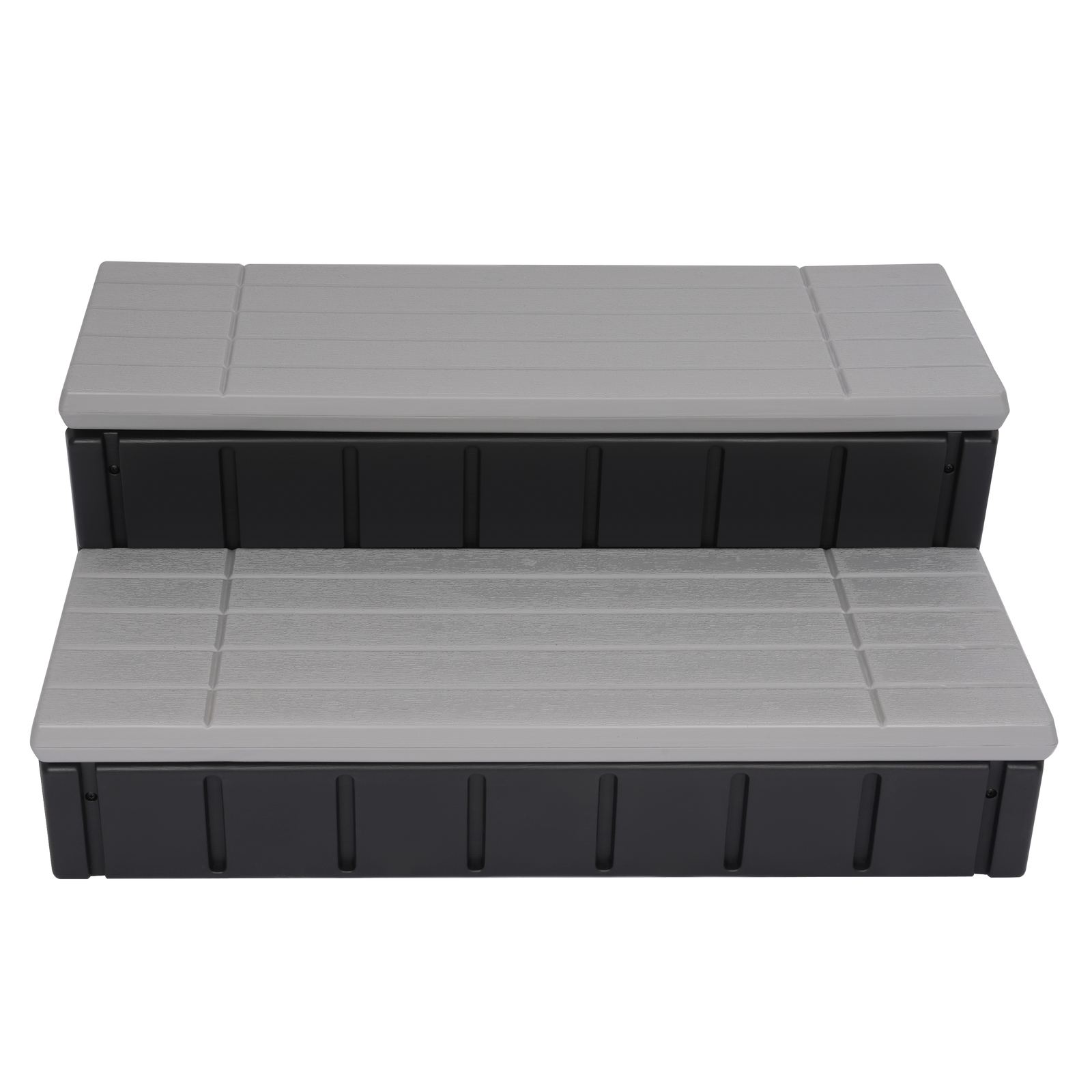 2-Step 36" Patio Spa Hot Tub Step Slip-Resistant Surface W/ Large Hidden Storage gallery