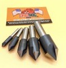Drill Hog® 5 Pc Countersink Set 1/4, 3/8, 1/2, 5/8, 3/4" Reamer 3 Flutes Cobalt gallery