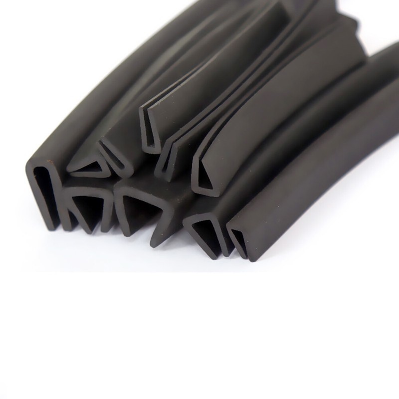 Rubber U Channel Edging Trim Seal Strip Profile Edge Protector Slot 0.5mm-60mm gallery
