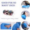 Micro Bead Roll Pillow Cushion 7" x 13" Comfort Head Neck Back Waist Travel Home gallery