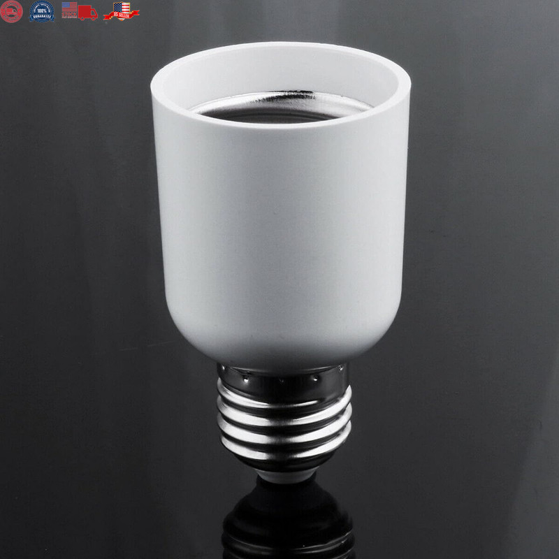 4 Pack Medium Base E26 to E39 Mogul Socket Adapter Standard E26 Screw to E39 Lam gallery