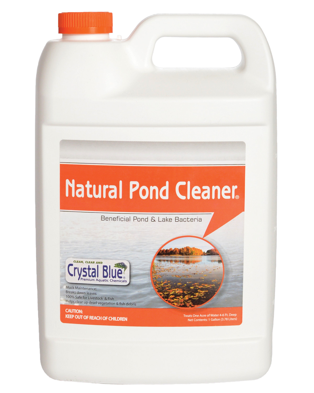 Crystal Blue Natural Pond Cleaner - Muck and Sludge Remover, Safe for Koi - 1 gallery