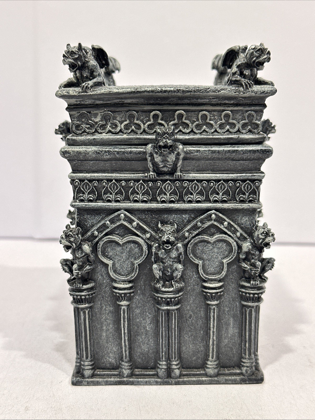 Pacific Gargoyle Trinket Jewelry Box Gothic Summit 2002 WUJ Fantasy Statue Vtg gallery