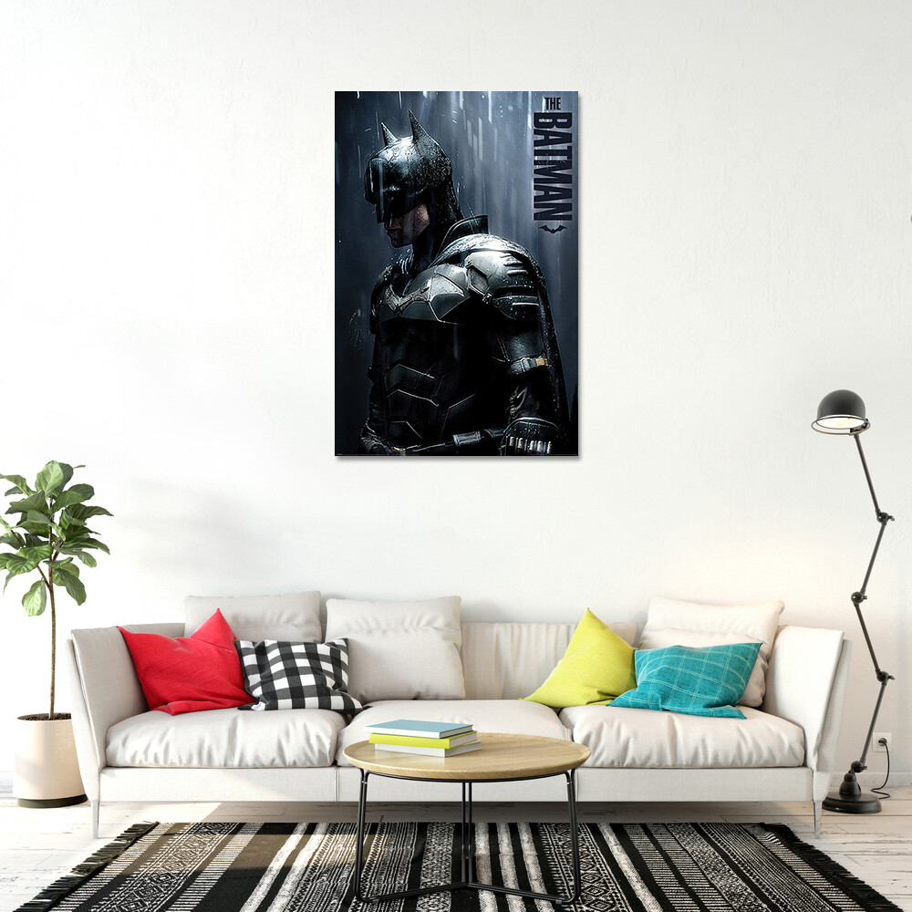 The Batman - Movie Poster (Profile Blue - Rainfall) (Size: 24" x 36") gallery