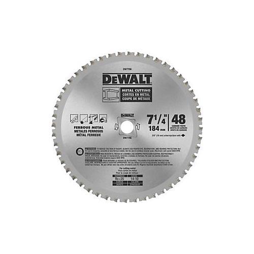 DEWALT DWA7766 48 Teeth Ferrous Metal Cutting 5/8-Inch arbor, 7-1/4-Inch gallery