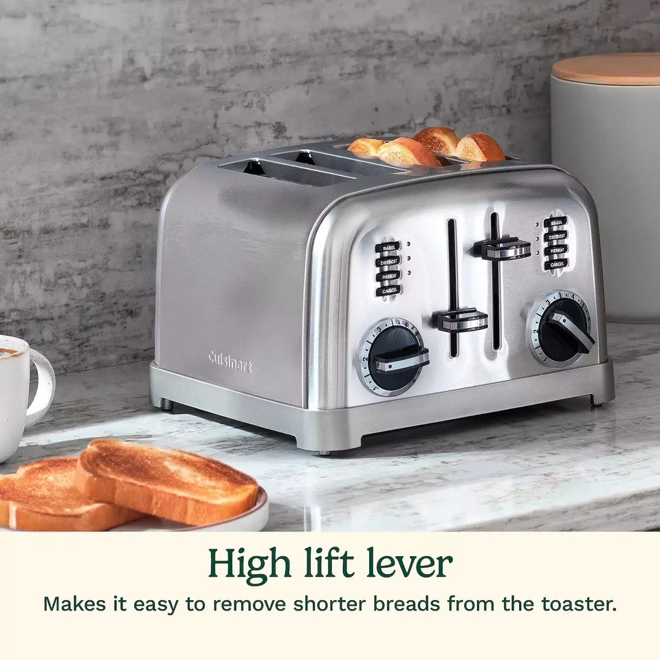 Cuisinart Classic Metal 4-Slice Toaster, Brushed Stainless gallery