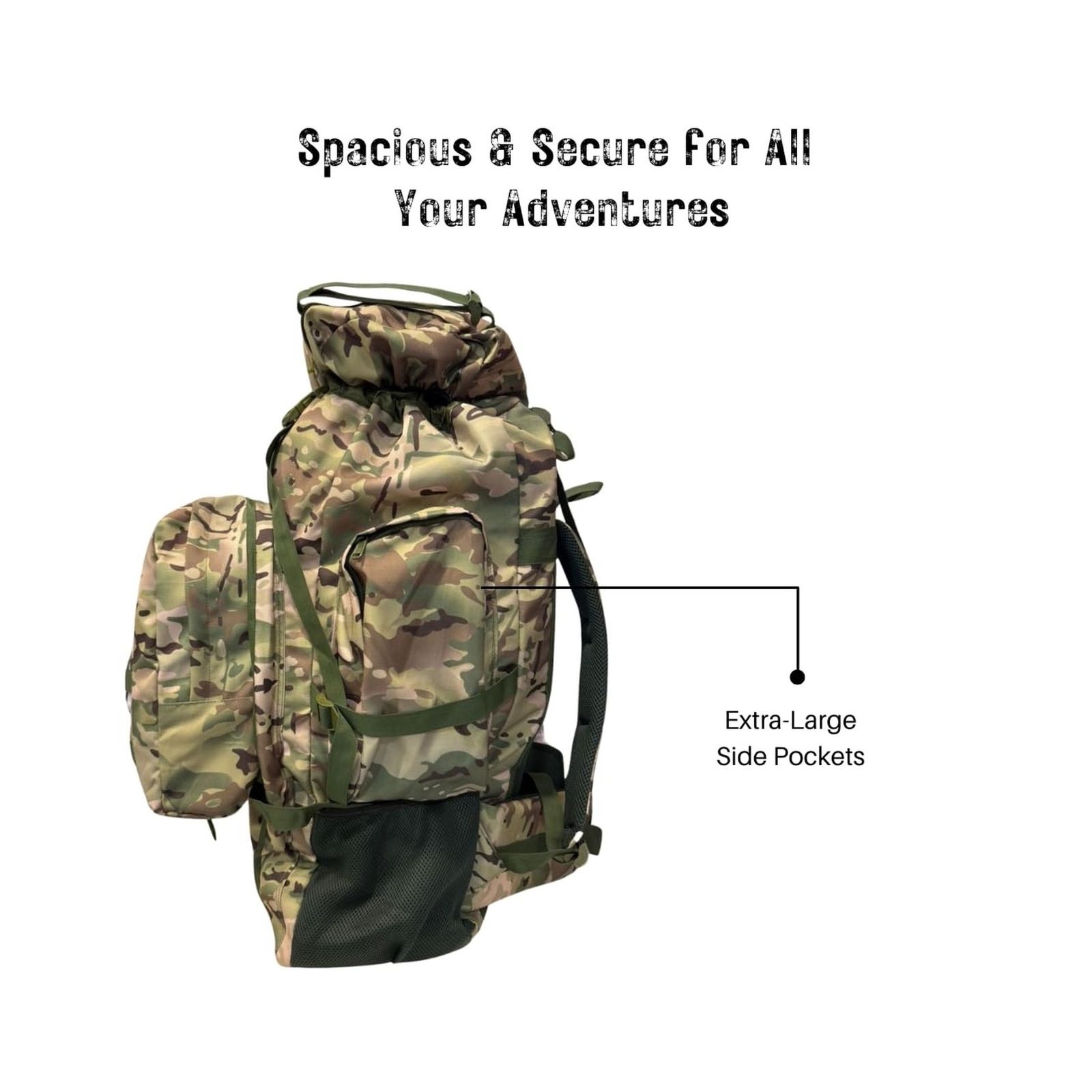 Boundless Performance Metal Frame Rucksack with Detachable Day Pack Great For... 5