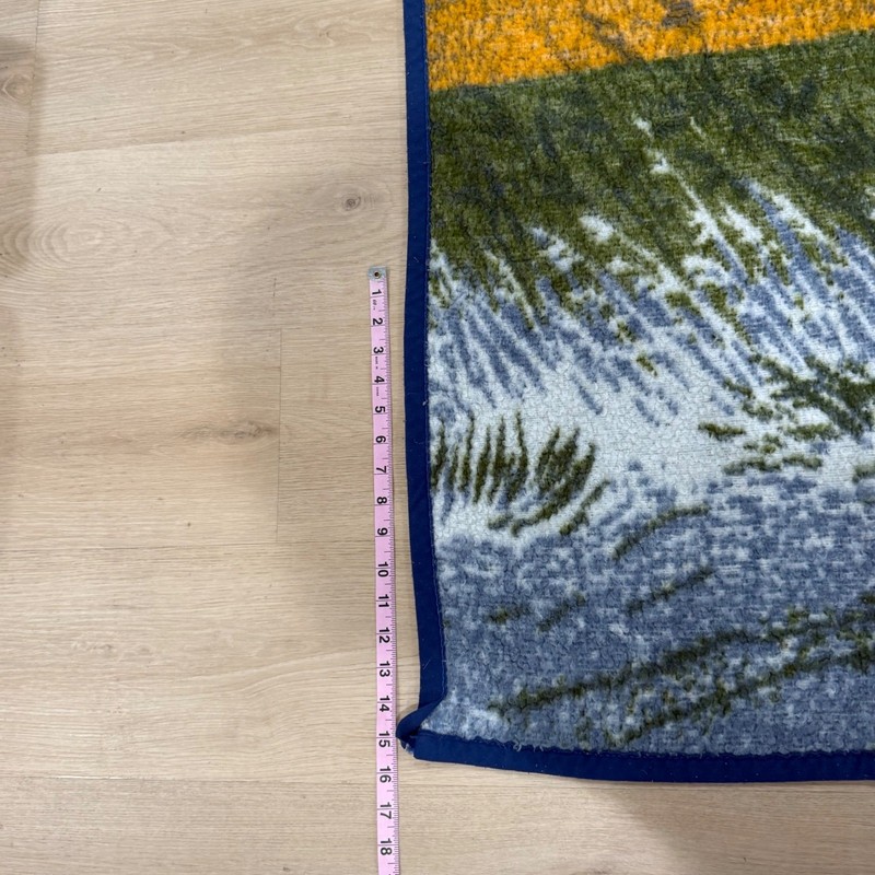 VTG Biederlack Mallard Duck Throw Blanket Blue USA Wildlife LodgeDucks Geese gallery